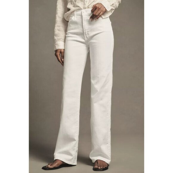 MOTHER The Kick It High Waist Straight Leg Jeans in Wash Fairest Of Them All - Picture 1 of 13